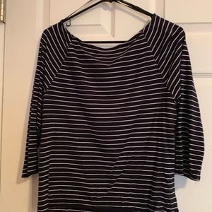 Forever 21 Tops - Forever21 Plus + Striped Boat neck top Forever 21 Tops - Forever21 Plus + Striped Boat neck top